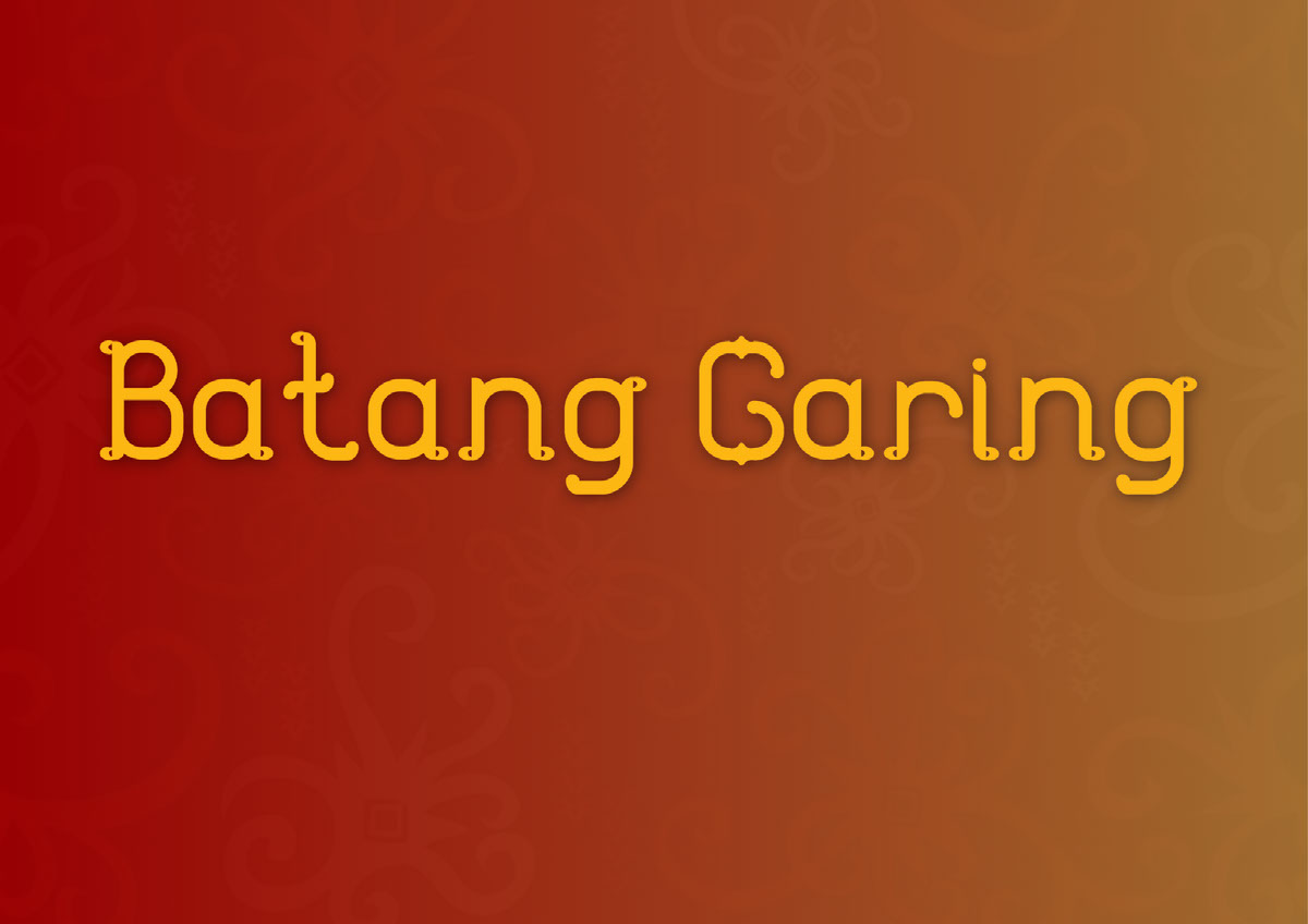 Batang Garing Font on Behance :: Behance