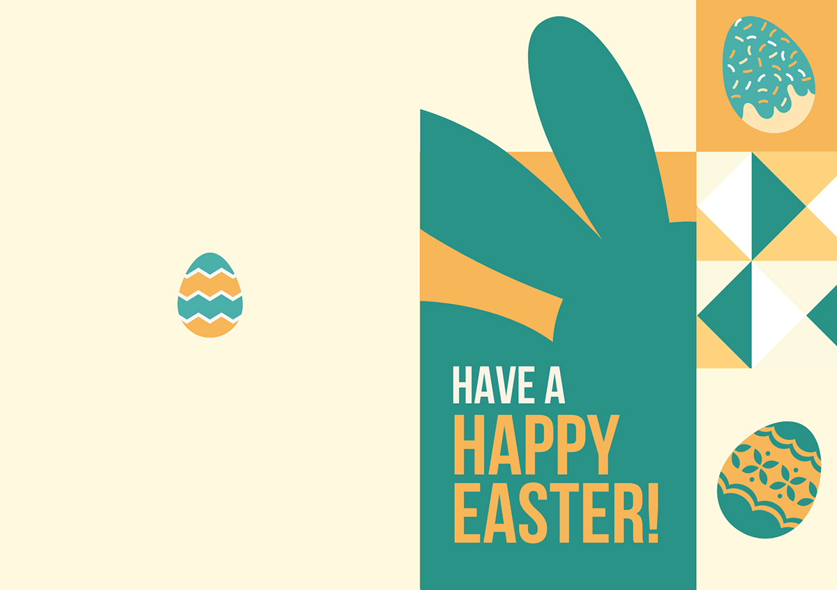 Happy Easter toyou Card rendition image