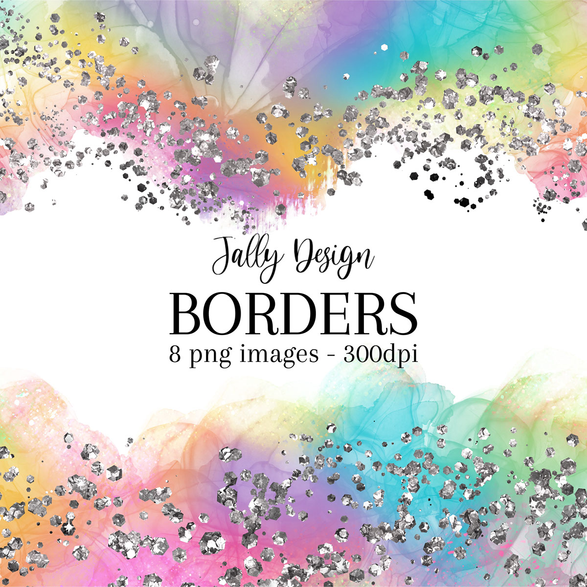 JD - Rainbow borders rendition image
