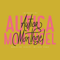 Autica Monthgel Monoline Script Sans Font Duo