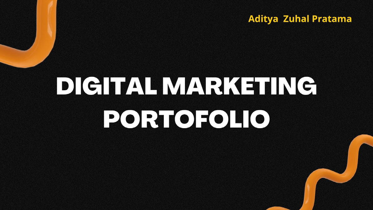 Aditya Zuhal Digital Marketing Portfolio on Behance :: Behance