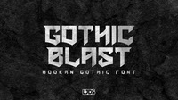 Gothic Blast font