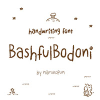 BashfulBodoni font