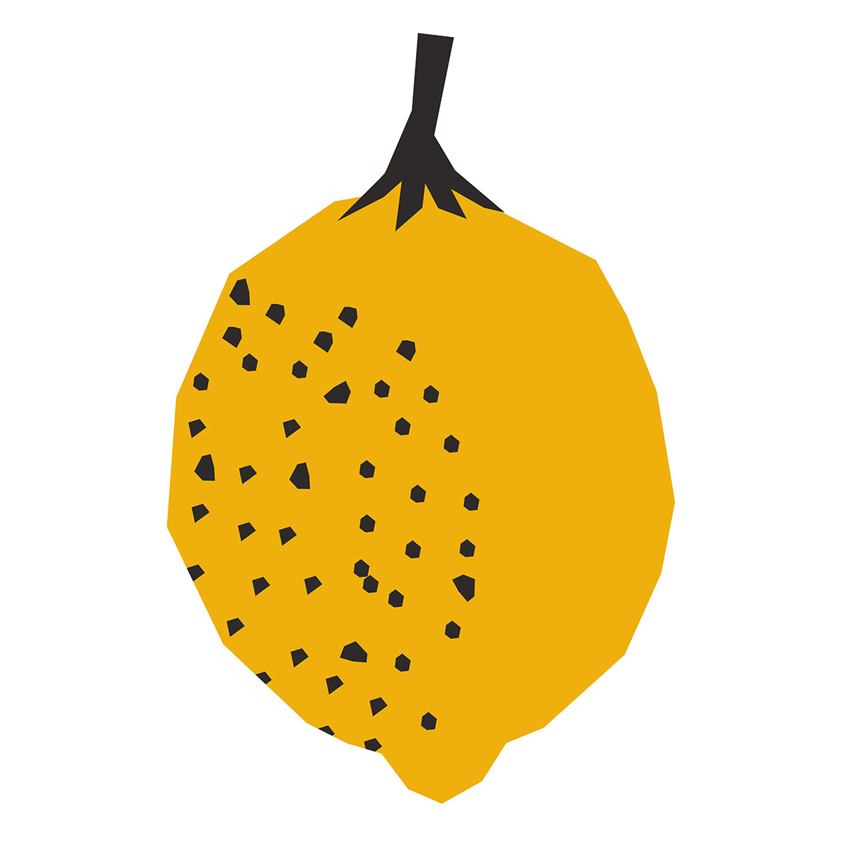 Lemon illustration rendition image