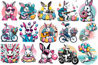 Pop Art Easter Bunny Bundle