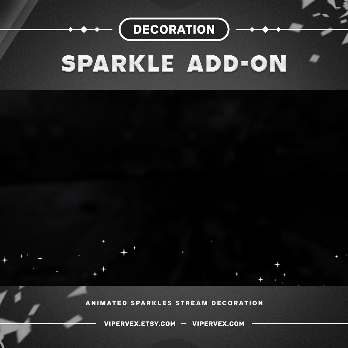 Animated Sparkle Stream Add-On rendition image