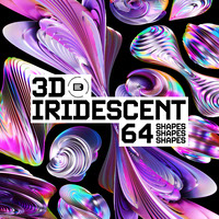 DOWNLOAD - 3D Iridescent Shapes by Designessense
