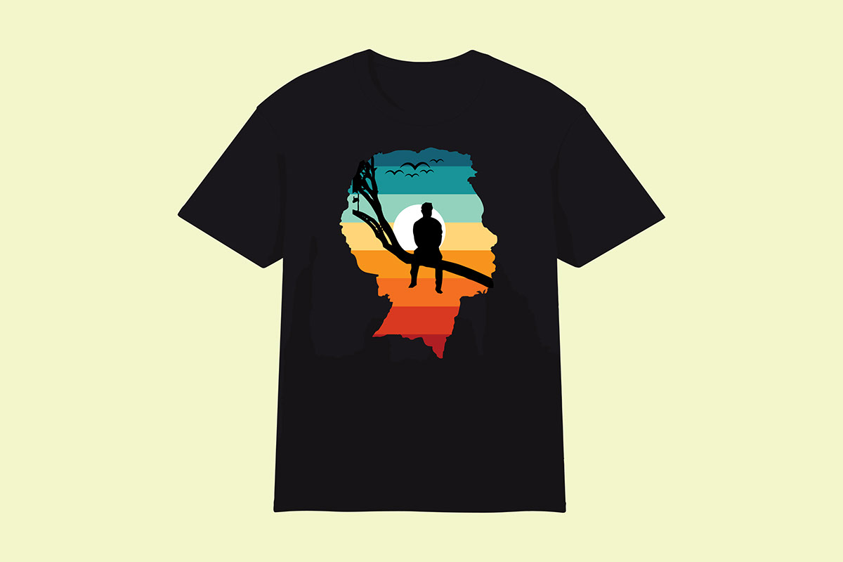 Alon T-shirt design rendition image