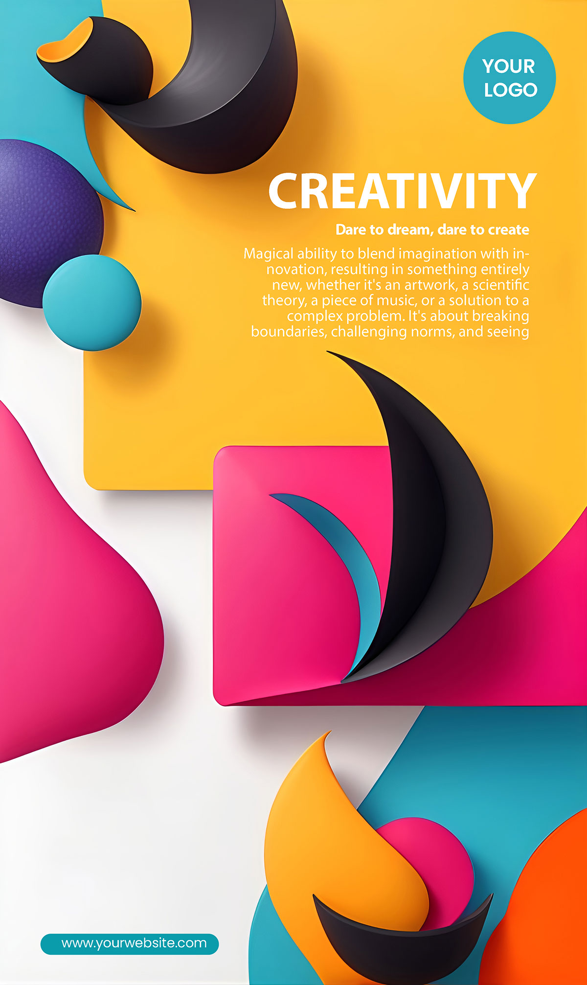 Creative Flyer Design rendition image