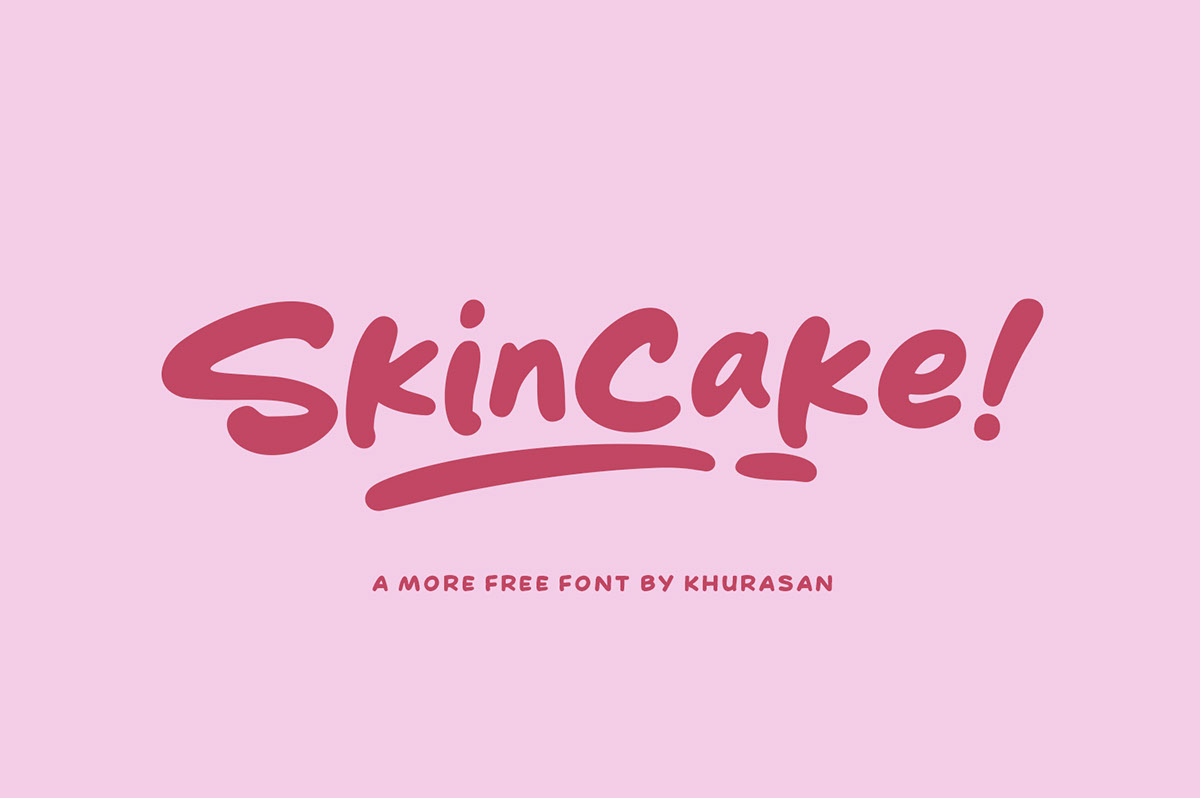Skincake Font rendition image