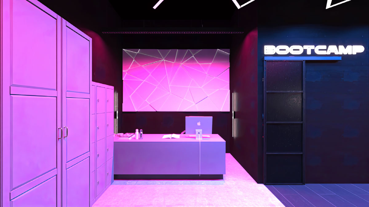 Computer club design project in cyberpunk style on Behance :: Behance