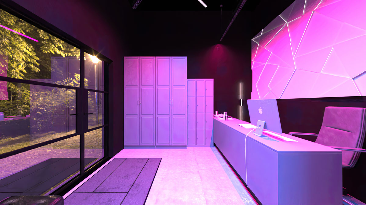 Computer club design project in cyberpunk style on Behance :: Behance
