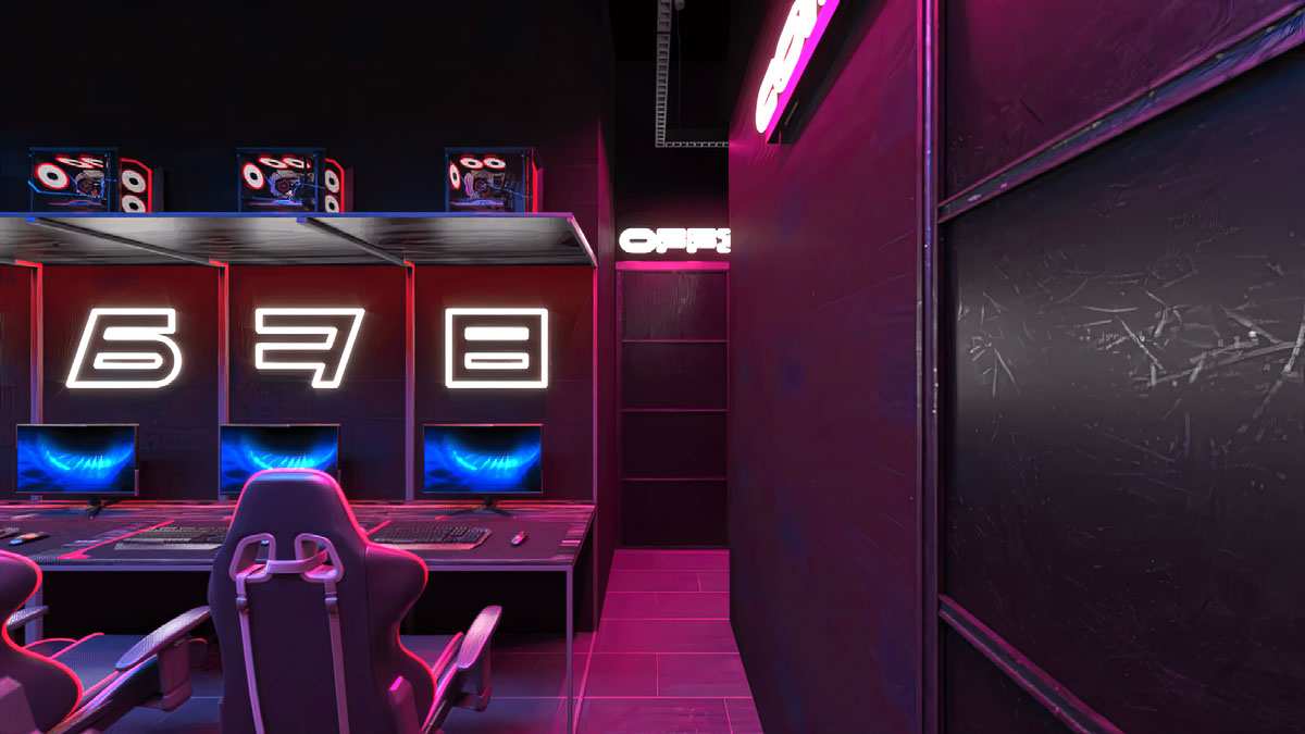 Computer club design project in cyberpunk style on Behance :: Behance