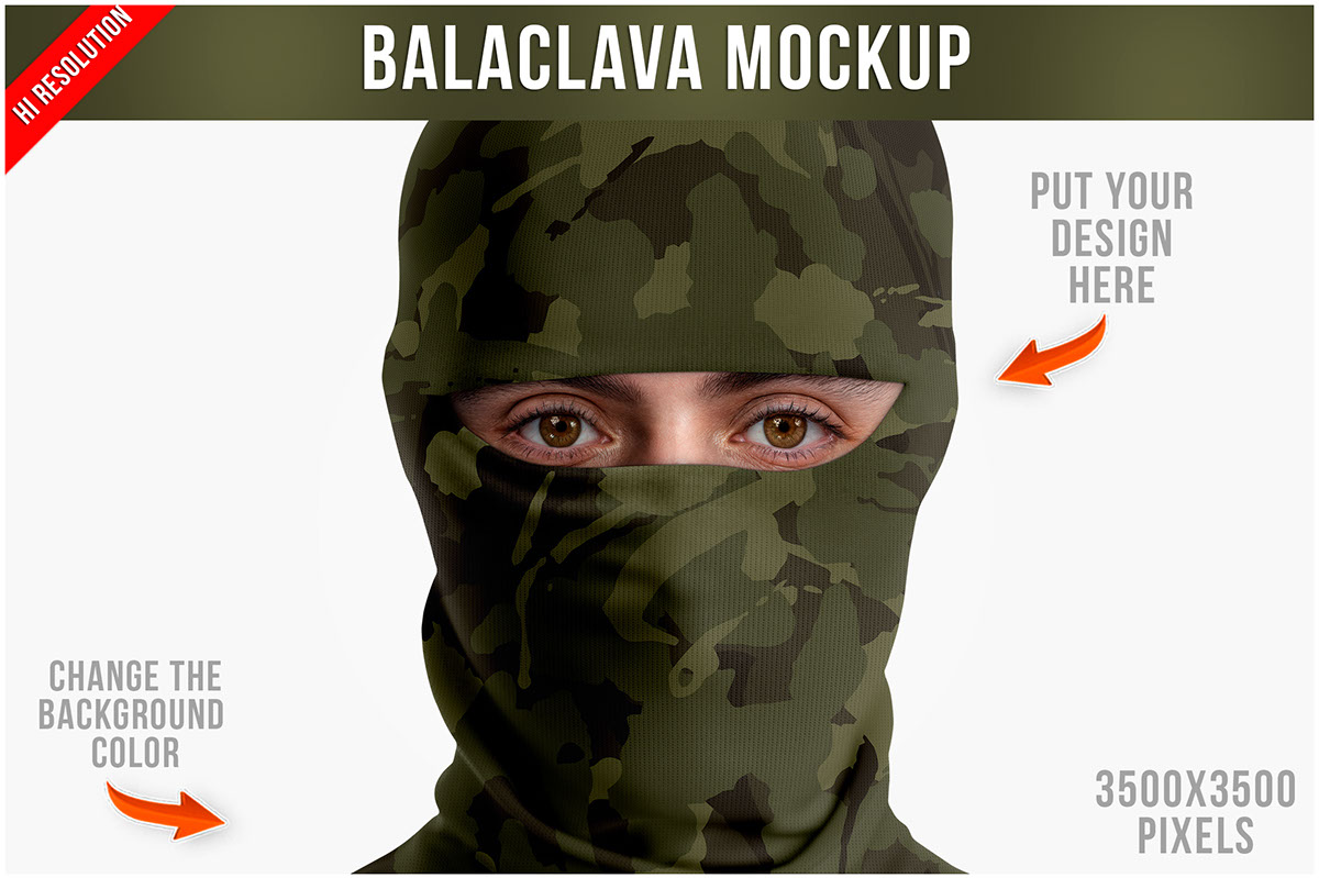 Balaclava Mockup rendition image