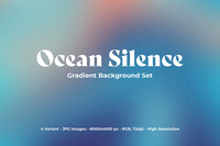 Ocean Silence Gradient Background