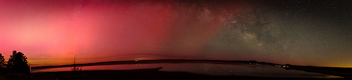 Aurora-Milky-Way-in-Arizona rendition image