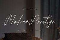 Modena Prestige - Modern Signature Script
