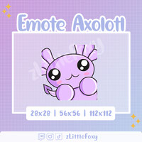 Axolotl Emote for Twitch