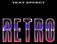 RETRO Text Effect