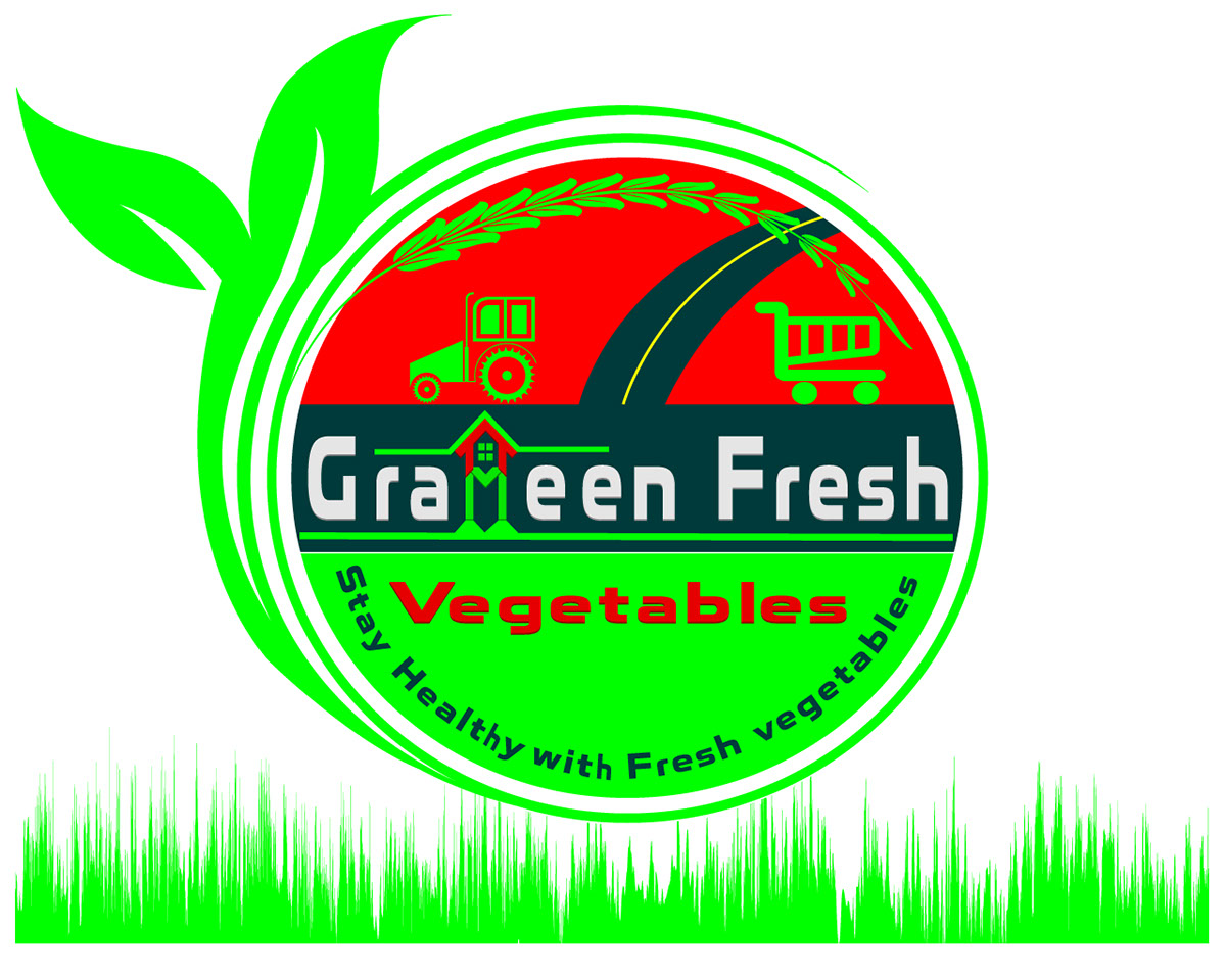 Vegetable Business Logo rendition image