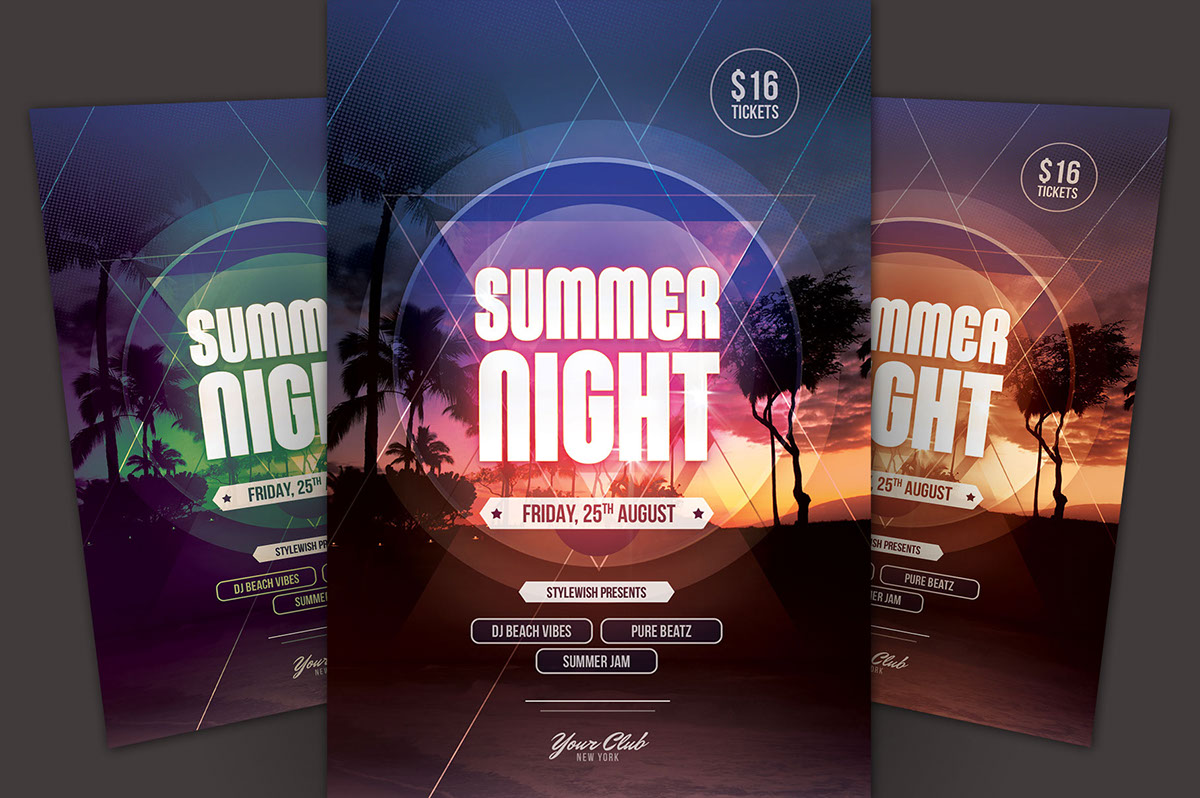 Summer Night Flyer rendition image