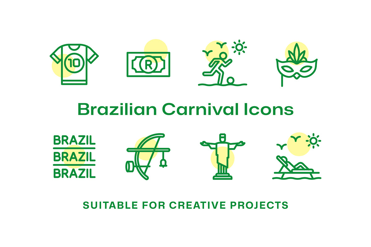 Brazil-Icons on Behance :: Behance