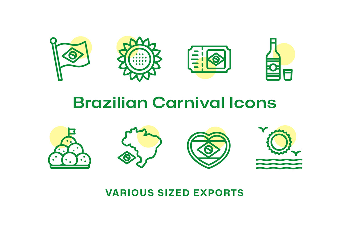 Brazil-Icons on Behance :: Behance
