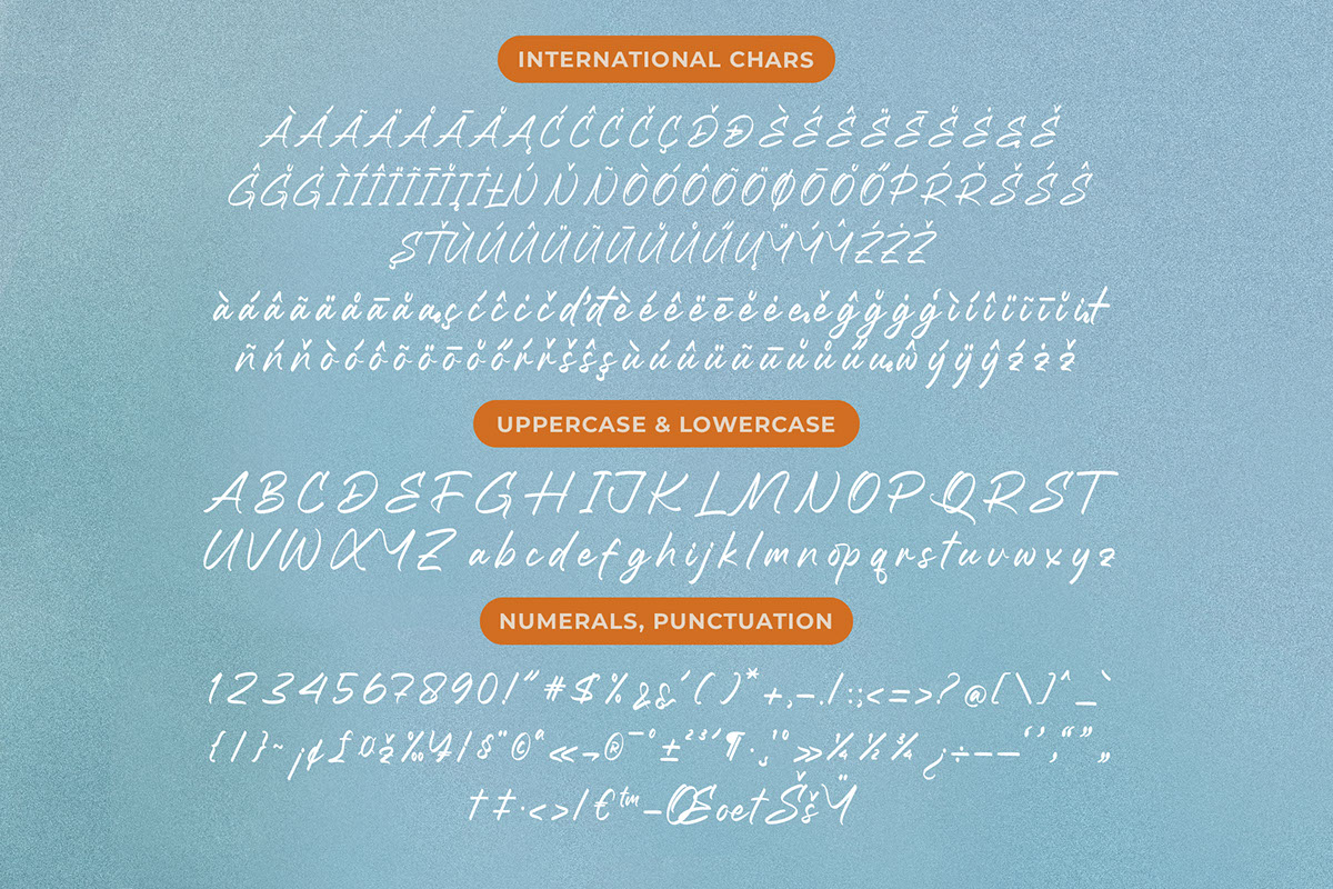 Orebeaut Stumbler - Bold Handwritten Font rendition image