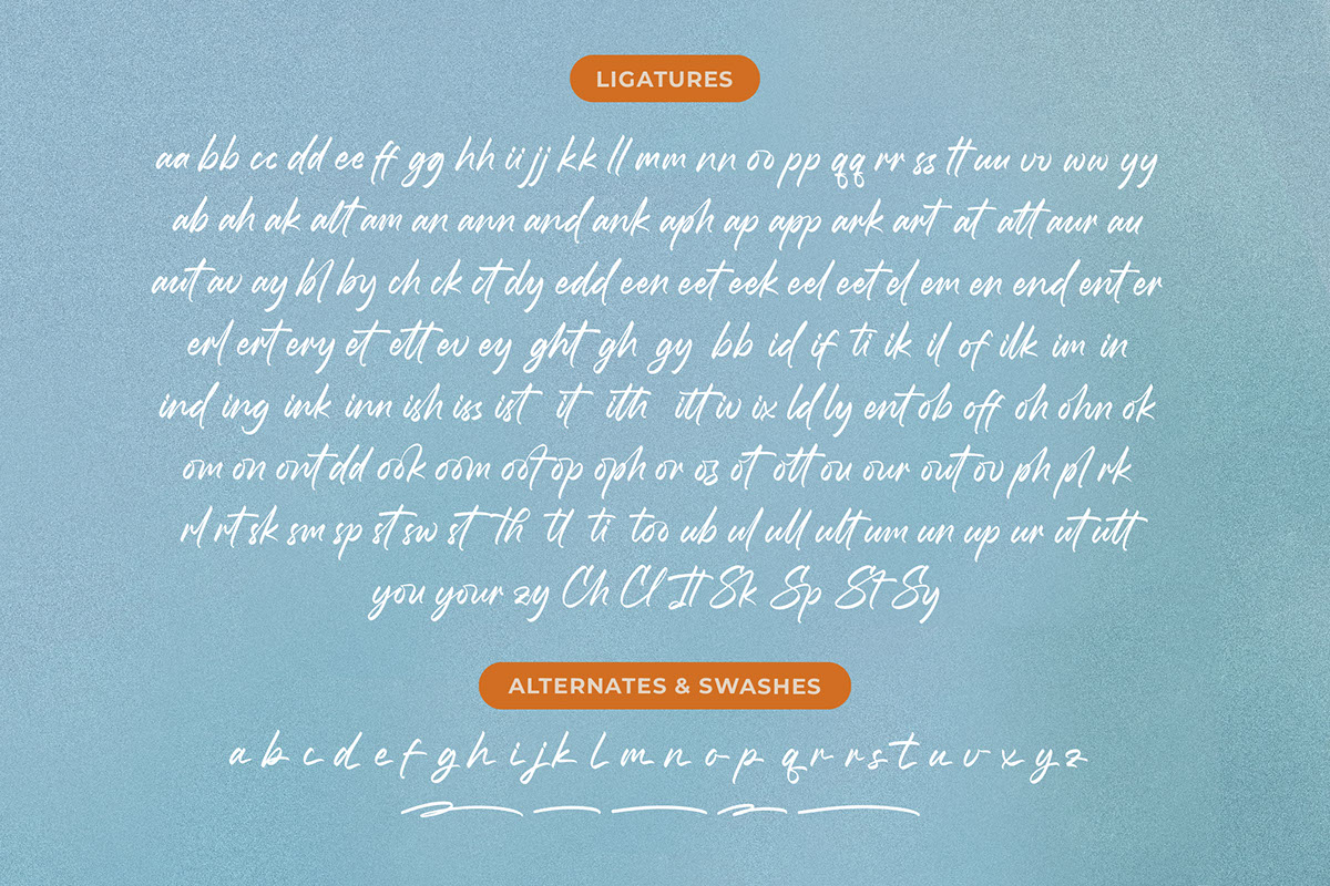 Orebeaut Stumbler - Bold Handwritten Font rendition image