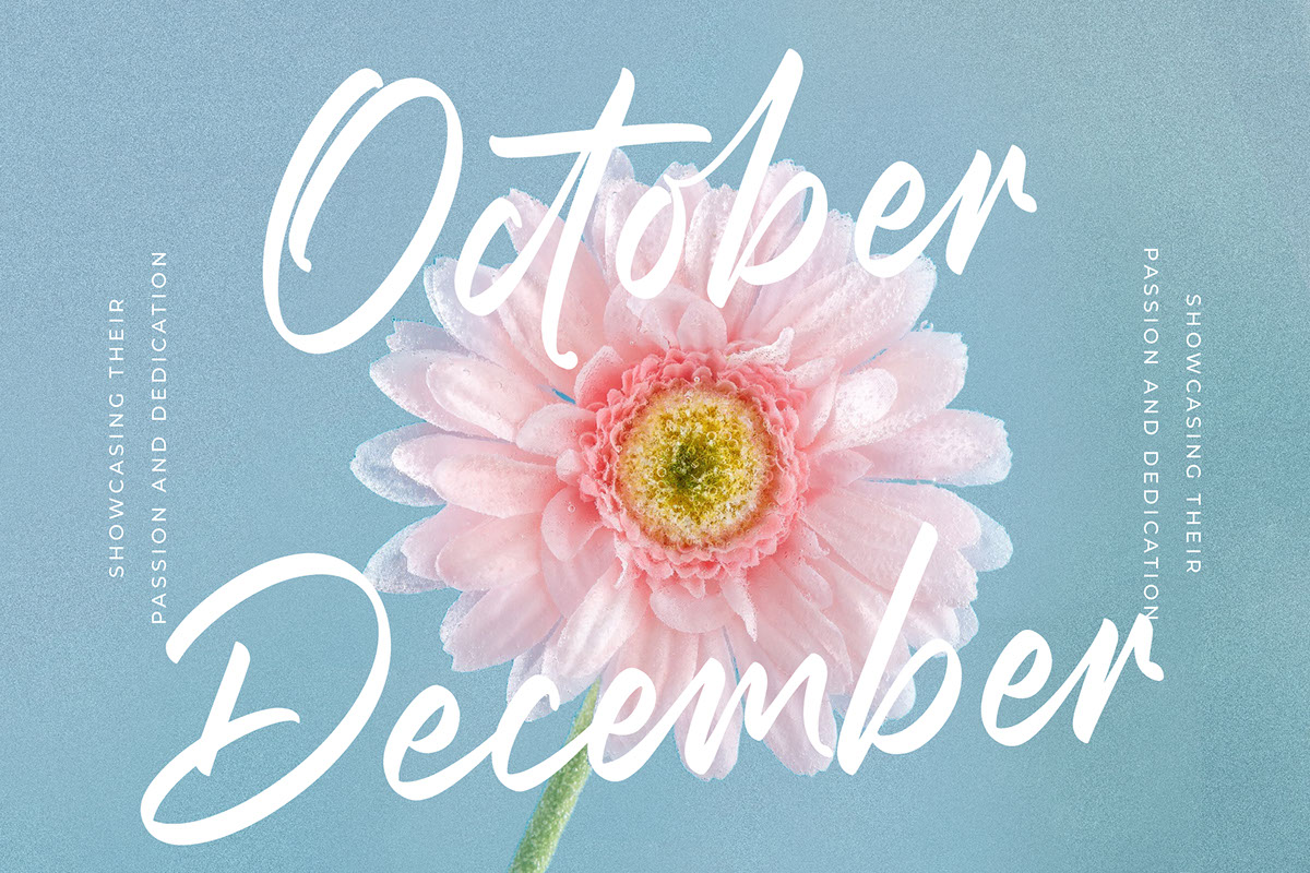 Orebeaut Stumbler - Bold Handwritten Font rendition image