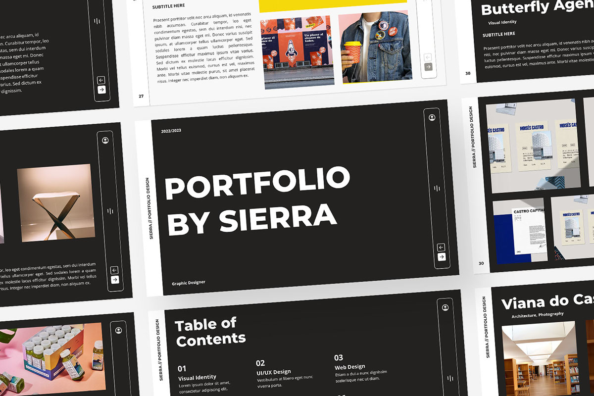 SIERRA - Portfolio Template rendition image