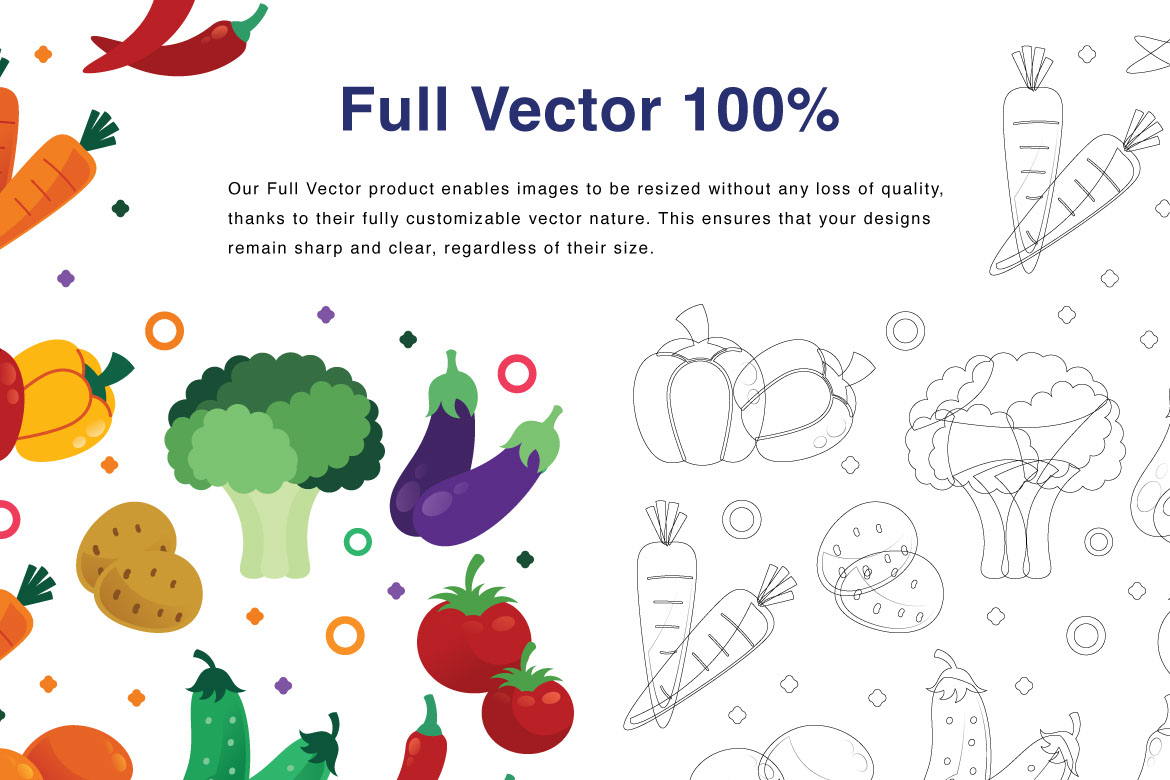 Vegetables Vector Illustration rendition image