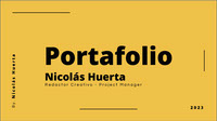 Portafolio Nicolas Huerta - Copywriter