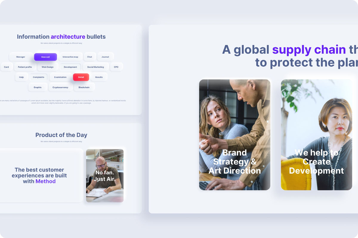 Neumorph Keynote Files rendition image