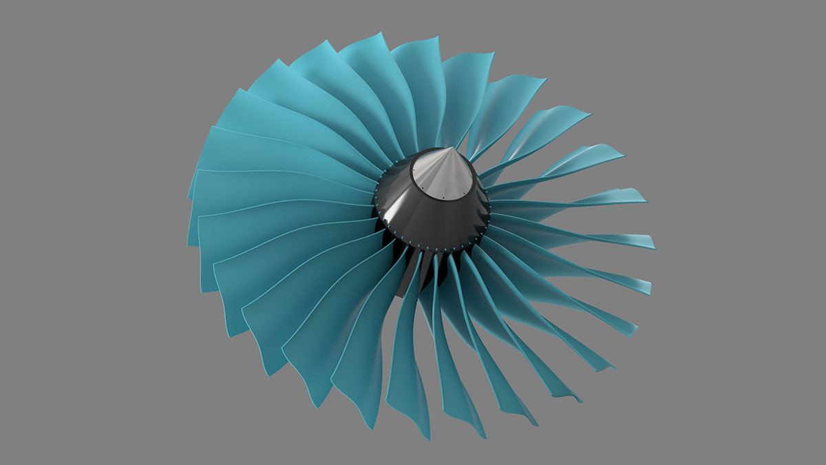 Turbine Fan rendition image
