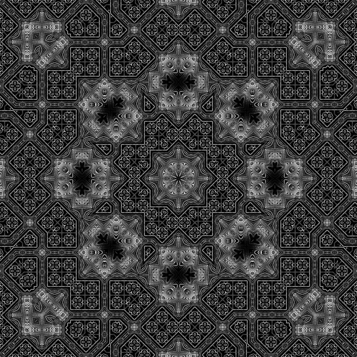 Dark Camellia Classic - 5 Seamless Patterns Pack rendition image