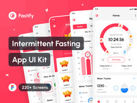 Fastify - Intermittent Fasting Tracker App UI Kit