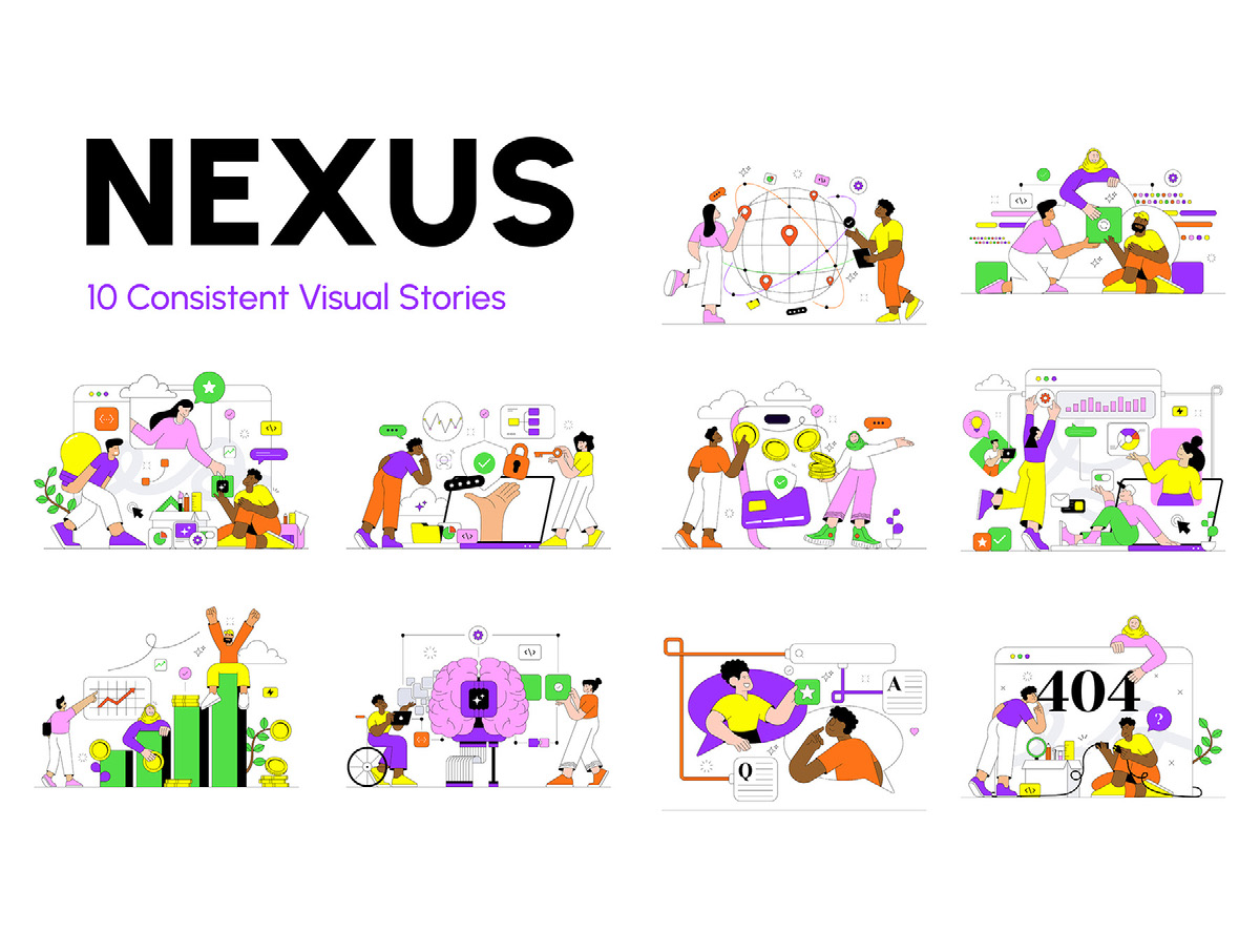 NEXUS illustrations on Behance :: Behance