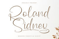 Roland Sidney - Modern Freestyle Script