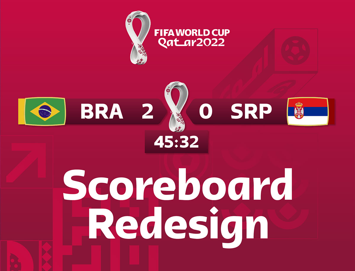 World Cup 2022 Alternative Scoreboard rendition image