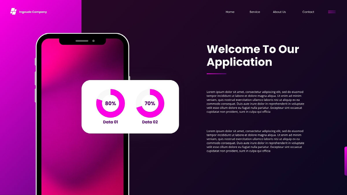 Purple Pink Gradient Mobile Application on Behance :: Behance