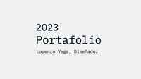 Portafolio Lorenzo Vega 2023p