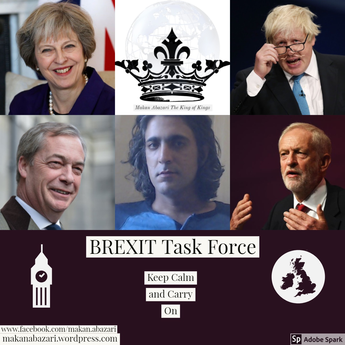 BREXIT Task Force BREXIT Task Force</p>
<P>Keep Calm and Carry On</p>
<P>makanabazari.wordpress.com</p>
<P>www.facebook.com/makan.abazari