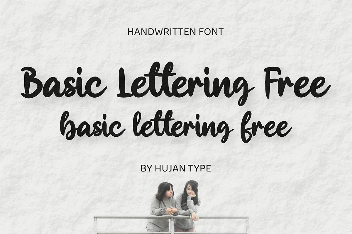 Basic Lettering Free rendition image