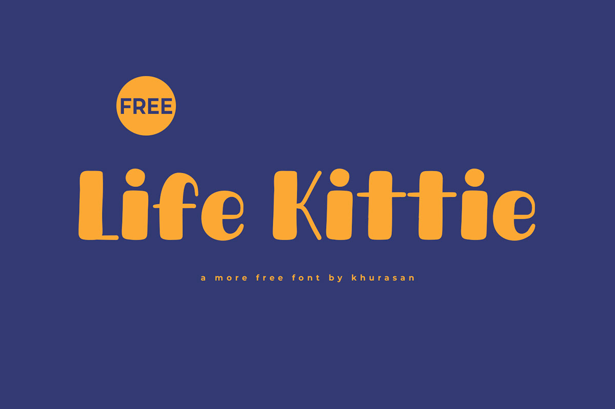 Life Kittie Font rendition image