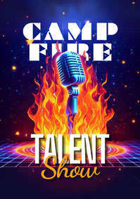 Campfire Talent Show Poster