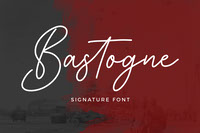 Bastogne Signature Font