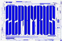 Zephyrus Modern Condensed Cyber Font