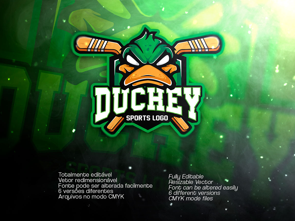 duckey_sports_logo_byleonfabri rendition image