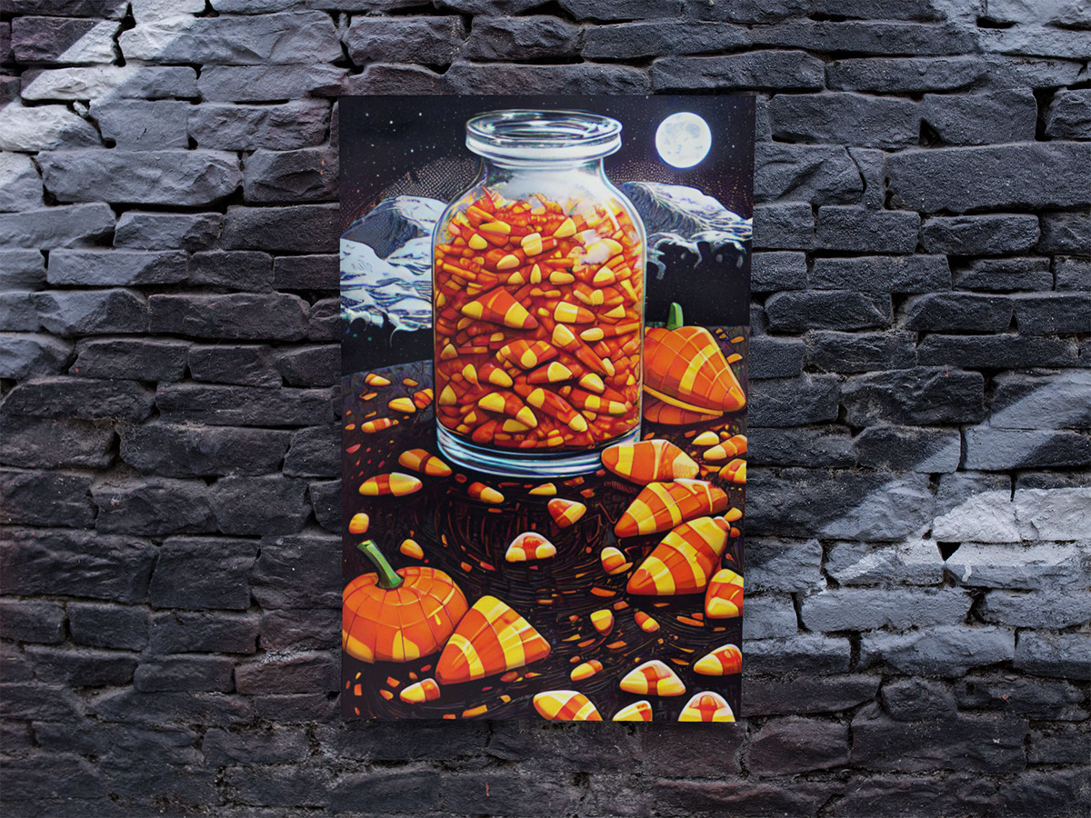 Candy Corn By Midnight rendition image